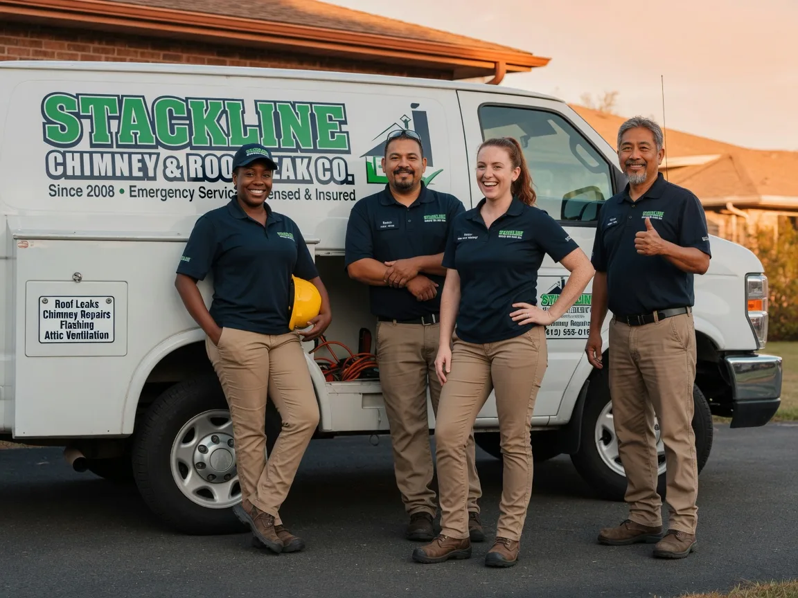 Chimney flashing repair company in Junction City, OH